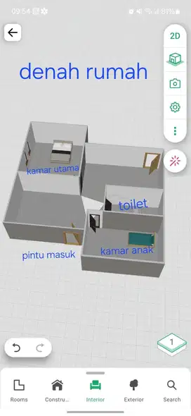 Rumah 36+ Siap Huni BU