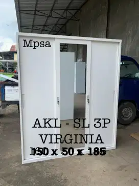 Lemari sliding besi,lemari besi,lemari murah,lemari anti rayap dan air