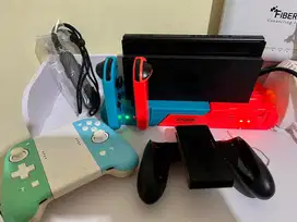 Nintendo Switch V2 OFW Lengkap Free Banyak