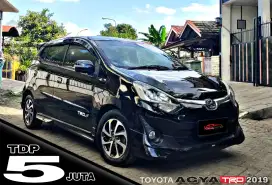 [ TERMURAH ! DP 5 JT ] AGYA TRD 2019 MATIC HITAM LOW KM ISTIMEWA S.PKI