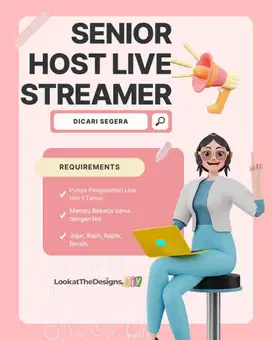 Host Live Streamer Wanita