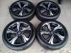 Velg Oem Honda Civic turbo R17 pcd 5x114 untuk brv crv hrv dll