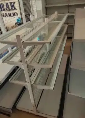 JUAL MURAH RAK GONDOLA KACA