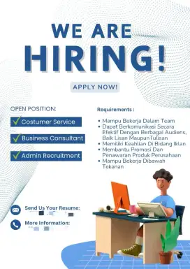 OPEN LOKER AREA JABODETABEK