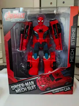 Jual Mainan Spiderman Asli Car Transform