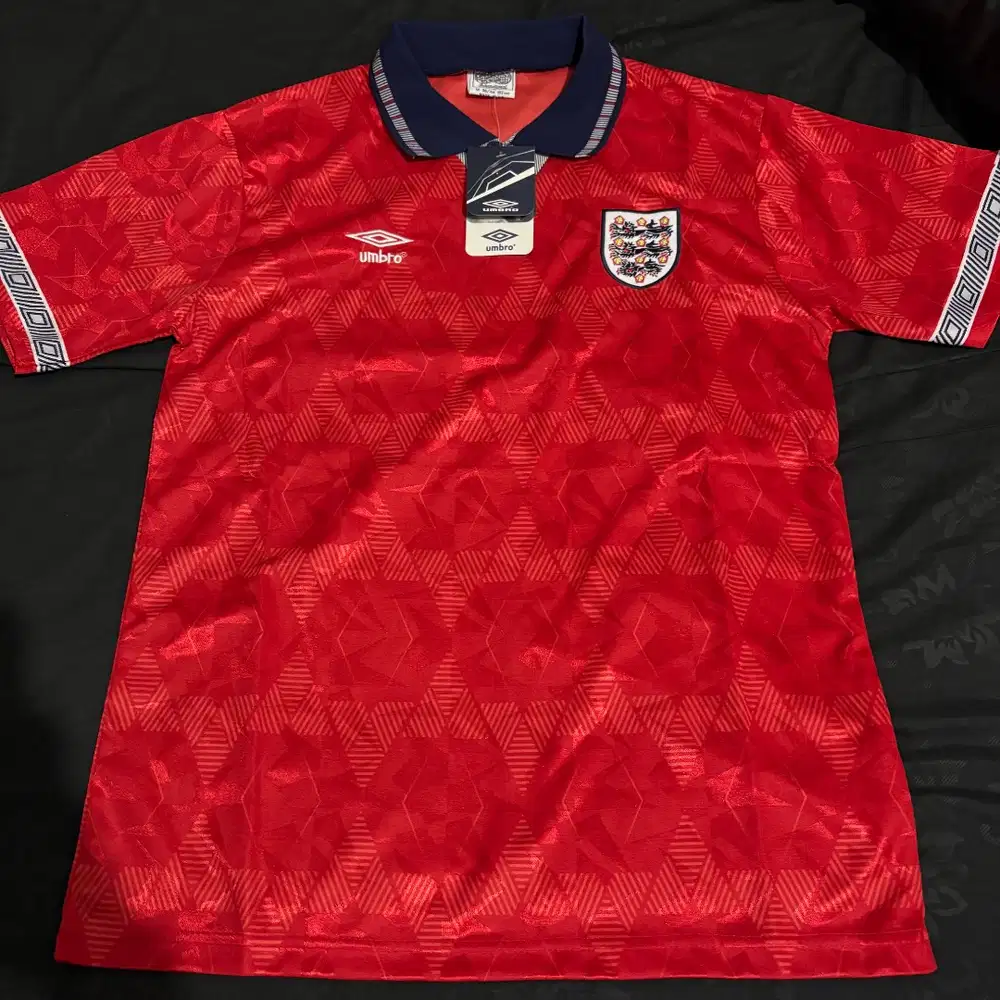 (NEW) JERSEY TIMNAS INGGRIS / ENGLAND AWAY 1990