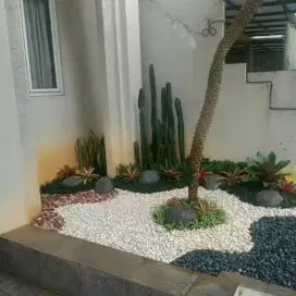 pembuatan taman kering