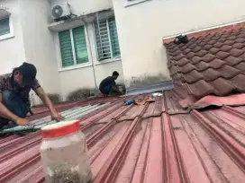 Jasa perbaikan atap rumah renovasi rumah dinding rembes pasang baja