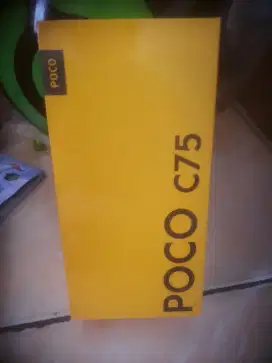 Di jual hp xoaimi POCO C75 Ram 6/128gb warna black