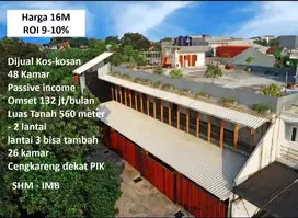 Dijual Kos-Kosan Premium (Hotel Budget) kondisi terisi tinggal lanjut!