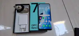 Oppo Reno 7 5G, Ram 8+8/256, komplit, mulus.