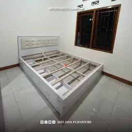 Dipan laci / Dipan laci minimalis / Dipan laci kayu