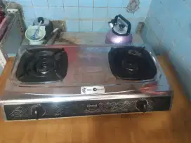 Riinnai 2 tungku full stainles