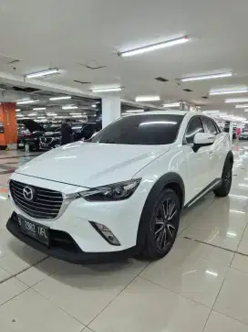 Mazda cx3 2017 putih tgn 1 pribadi km 17rb record mazda