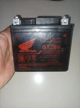 Baterai bekas Aki Original Honda GTZ6V (bisa untuk Vario 125 CBS ISS)