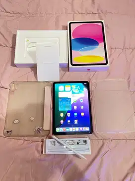 Ipad gen 10 64gb inter WARNA PINK banyak bonus