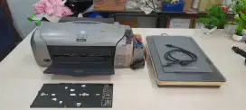 Jual paket Printer Epson R230 & HP scanjet 3770