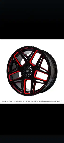 velg ban HSR new