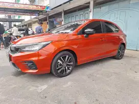 ISTIMEWA ODO 26RB HONDA CITY HATCHBACK RS AT AUTOMATIC 2021 ORANGE