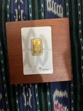 Jual Logam Mulia Antam 5gr tahun 2025 (Redmark, Certicard).