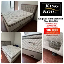 Kasur SET King Koil Word Endorsed 160 Good Condition