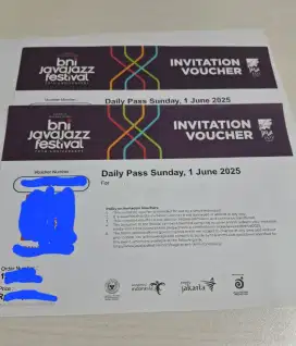 Dijual Tiket Java Jazz day 2 & 3
