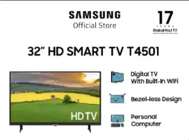 SAMSUNG T4501 32 inch, SMART TV, HDR with purcolor, Ultra Clean View