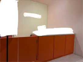 Meja Kasir/Kasir Counter dan Rak belakang +Sink