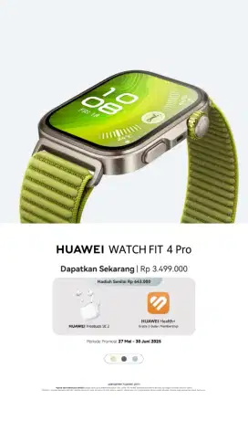 Huawei Watch FIT4 Pro Green