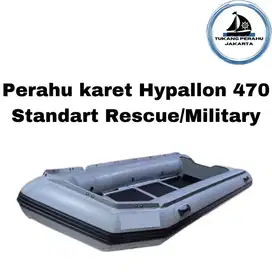 Perahu karet LCR 470 HYPALLON untuk Rescue,Militer Bersetifikat TKDN