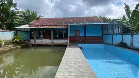 Rumah Villa dan Kolam Ikan Dijual Murah di Wanayasa Purwakarta