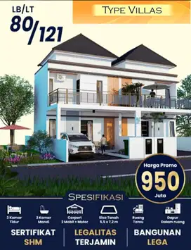 Rumah 2 lantai di Ngaliyan Semarang