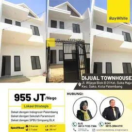 Dijual Cepat Townhouse di Kota Palembang