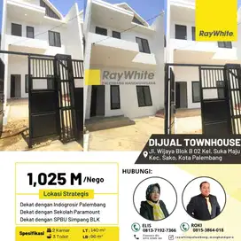Dijual Cepat Townhouse di Kota Palembang