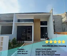 Hanya DP 2Jt Rumah Keren Kavling Delisha Nempel Grand Wisata Bekasi