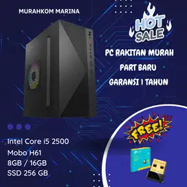 PC RAKITAN MURAH CORE i5 - 2500 RAM 16GB SSD 256GB WINDOWS 11