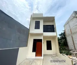Rumah 2 Lantai Dekat Stasiun Depok 8 Menit ke GDC DP 0 Gratis Biaya