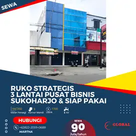 Ruko 3 Lantai Jantung Bisnis Sukoharjo