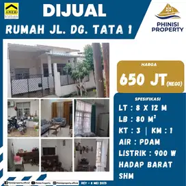DIJUAL RUMAH TENGAH KOTA JALAN DAENG TATA 1
