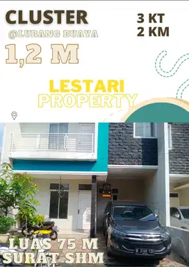 Dijual Rumah Cluster Siap Huni Dijakarta Timur