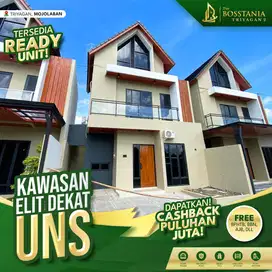 Hunian Dua Lantai Bergaya Skandinavian Dekat Kampus UNS Solo