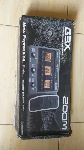 Efek gitar zoom g3x fullset ori bawaan pabrik. B u