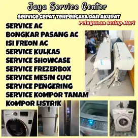 Service AC Mesin Cuci Servis Kulkas Frezer Bongkar Pasang AC Tenggilis