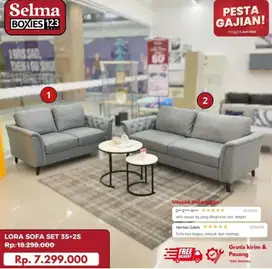Sofa ser ruangan tamu