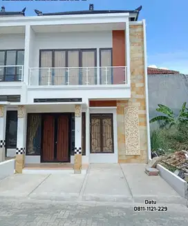 Rumah 2 LT Gaya Bali 10 Menit Tol Cijago Cimanggis Promo Gratis Biaya