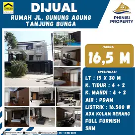 DIJUAL RUMAH MEWAH JALAN GUNUNG AGUNG TANJUNG BUNGA