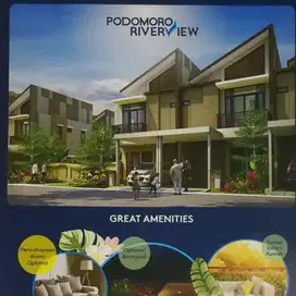 Dijual rumah baru 2lt siap huni di Podomoro Golf View