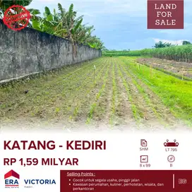 Dijual Tanah di Katang Kab Kediri Cocok Untuk Segala Usaha Pinggir Jln