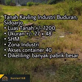 Tanah Industri Gudang Raya Kidemang Singo Menggolo Sidomulyo Sidoarjo