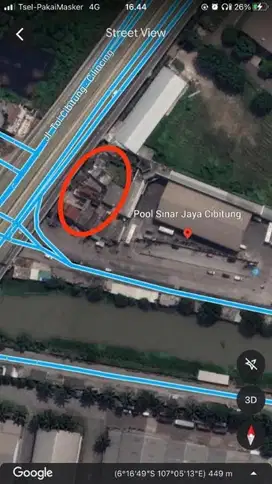 DIJUAL TANAH 760 M ( 4 RUKO) CIBiTUNg